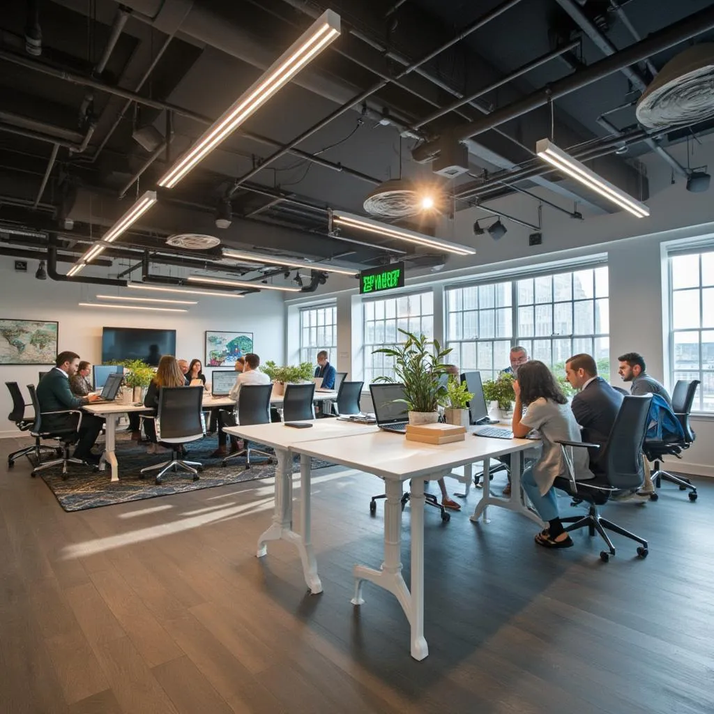Espace de coworking et collaboration