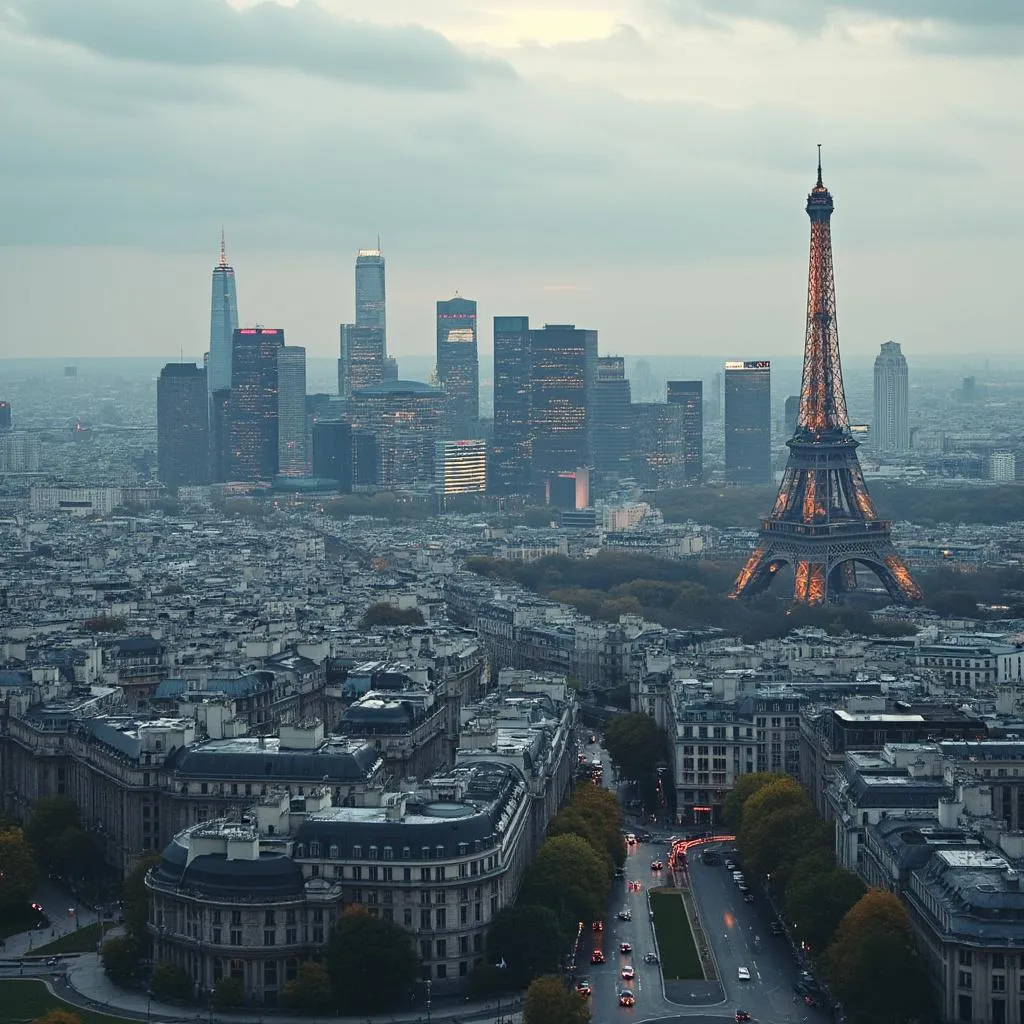 Skyline de Paris symbolisant les opportunités