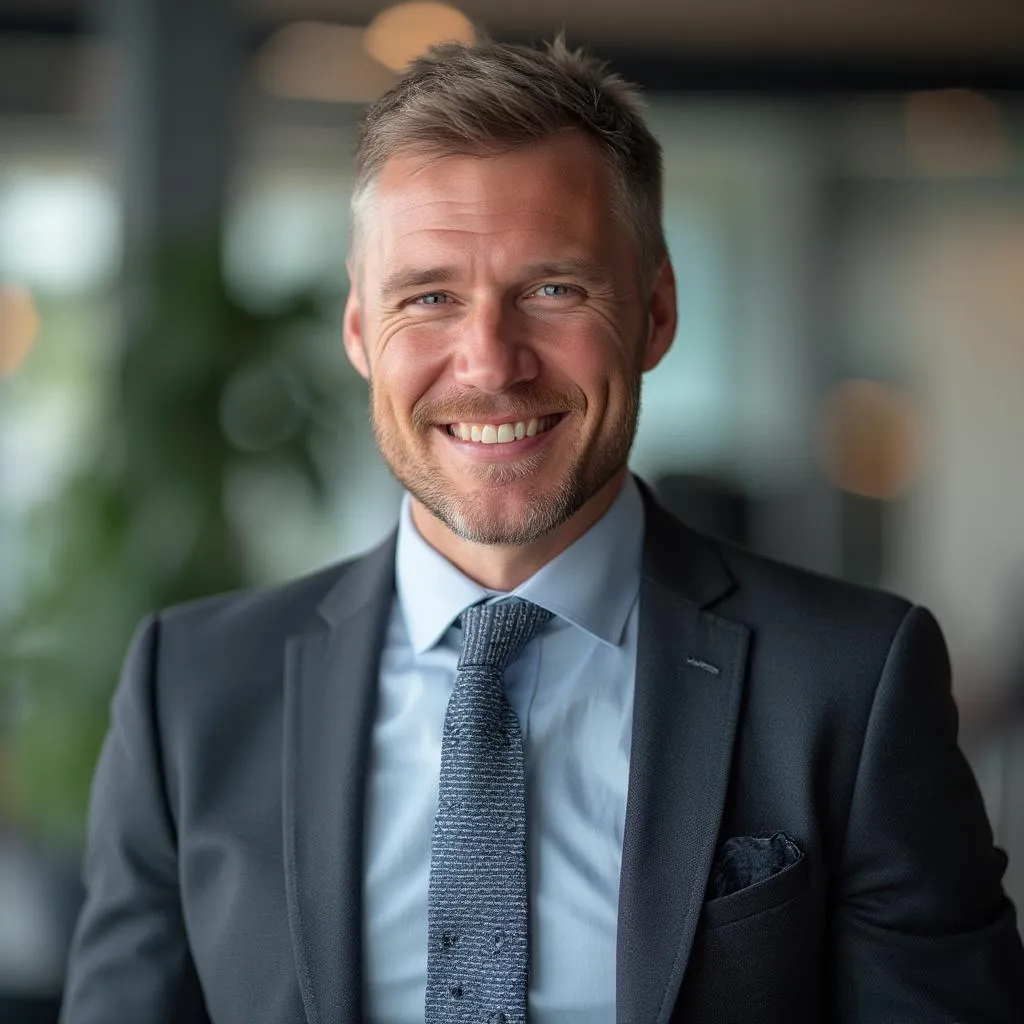 Portrait d'un consultant expert en finance